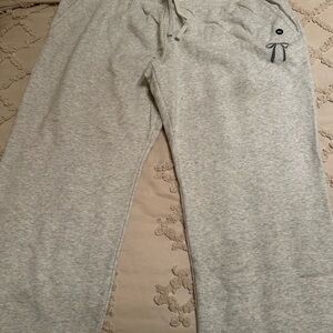 Hollister Light Gray Sweatpants XXL Short